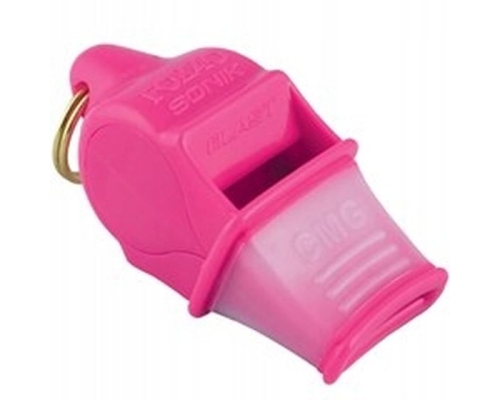 Gwizdek Fox 40 CMG Sonik Blast ze sznurkiem, kolor różowy