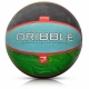 Piłka koszowa Meteor Dribble, rozmiar 7, kolor czarno-zielono-niebieski