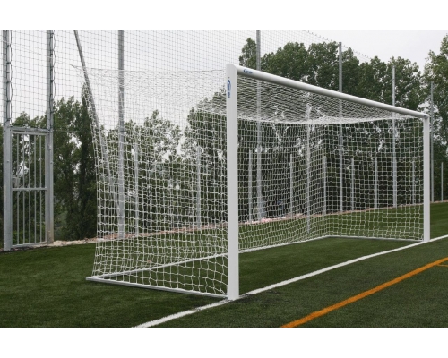 Bramki do piłki nożnej 7,32 x 2,44 m - profesjonalne, z odciągami