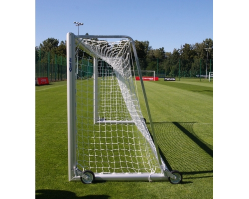 Bramki do piłki nożnej 5 x 2 m, aluminiowe, przejezdne