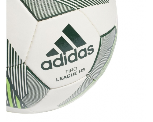 Piłka nożna Adidas Tiro League HS, rozmiar 4, kolor biało-zielony