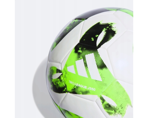 Piłka nożna Adidas, Tiro League J350, rozmiar 4, kolor biało-zielony
