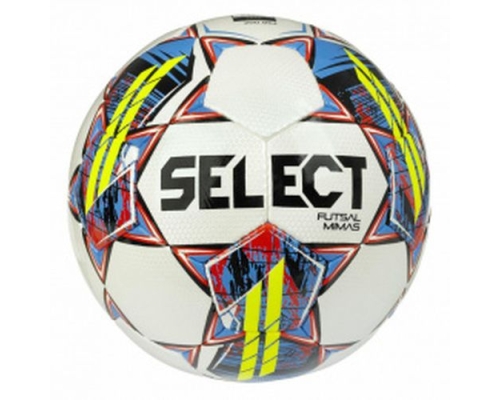 Piłka halowa Select Futsal Mimas FIFA BASIC, rozmiar 4, kolor żółto-niebiesko-czerwony