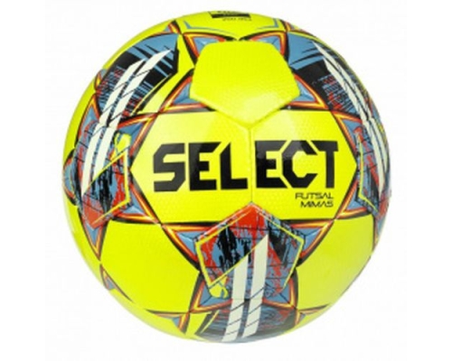 Piłka halowa Select Futsal Mimas FIFA BASIC, rozmiar 4, kolor biało-niebiesko-żółty