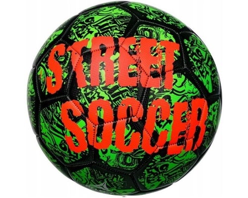Piłka nożna Select Street Soccer, rozmiar 5, kolor srebrno-żółto-pomarańczowa