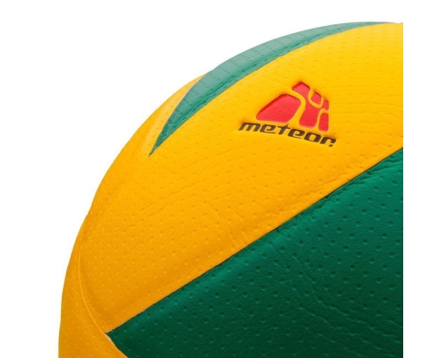 Piłka siatkowa Meteor Chili PU, rozmiar 4, kolor żółto-zielony