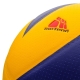 Piłka siatkowa Meteor Chili PU, rozmiar 4, kolor żółto-niebieski