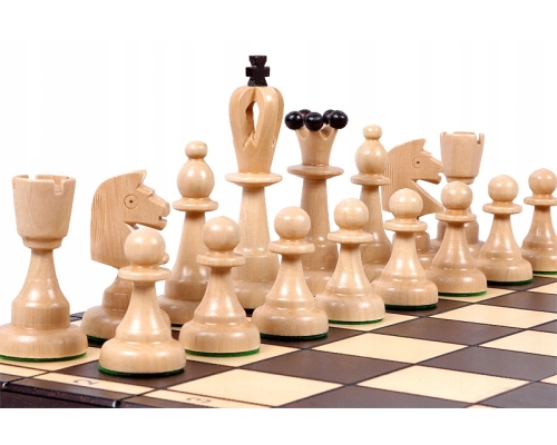Tradycyjne polskie szachy drewniane Ace, CH115