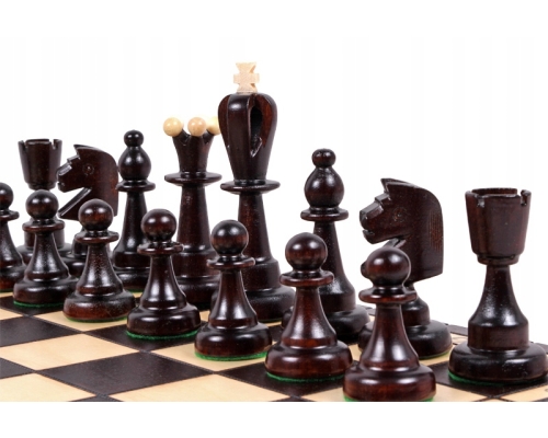 Tradycyjne polskie szachy drewniane Ace, CH115