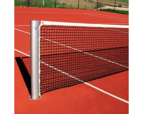 Siatka do tenisa, PE, podwójne rzędy, pleciona ręcznie (polietylen, grubość 3 mm)