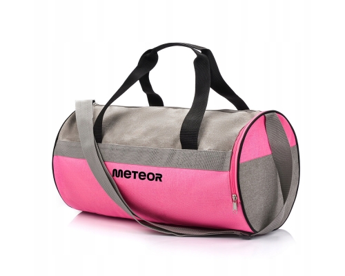 Torba fitness Meteor, Siggy, 74614, kolor różowo-szary