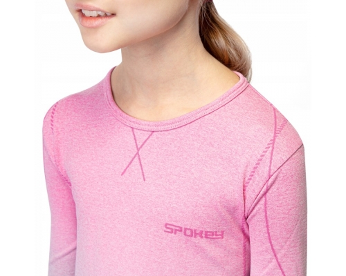 Bielizna termiczna dziecięca Spokey, 928786, rozmiar122/128, kolor szaro-rożowy