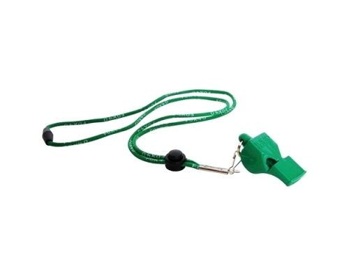 Gwizdek FOX40 Classic Safety ze sznurkiem , kolor zielony