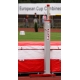 Stojak do skoku wzwyż, aluminiowy, teleskopowy STW-02 (certyfikat IAAF)