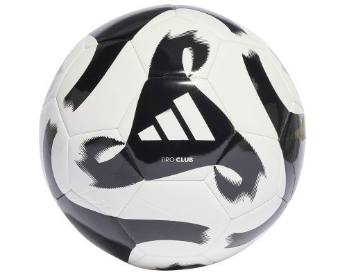 Piłka nożna Adidas Tiro Club, rozmiar 5, kolor biało-czarny