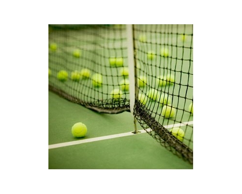 Siatka do tenisa biała (polietylen, grubość sznurka 2 mm)
